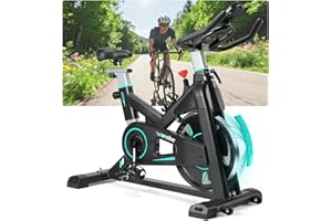 ‎WENOKER [2026 Testversion] Wenoker Heimtrainer Fahrrad mit APP Magnetwiderstand Stationäres Fahrrad für Zuhause, Indoor Bike mit Flüsterleise, Schweres Schwungrad und Verbesserter LCD-Monitor, Bis 160KG