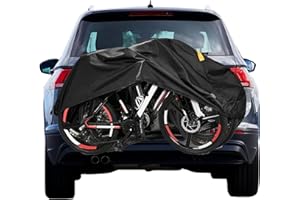 CDYWD Housse Velo, 420D Tissu Oxford Housse Velo Exterieur Protection 2 ou 3 velos, Bache Velo Exterieur, Imperméable, Résistant à la Poussière et aux UV, pour vélo de Route, Montagne, Camping Car