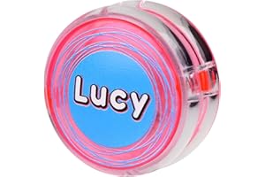 STANDS OUT, SUPPLYING OUTSTANDING GIFTS Lydia Name Personalised Yoyo Light Up LED Professional Ball Bearing Yo-Yo Kids Toy Boys Girls