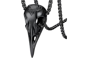 FaithHeart Collana Lupo Rune Collana Wolf Fenrir Vichinghe Circondato Collana Uomo Acciaio Vichingo in Argento Nero Oro Vintage Collana in Rilievo Alta Qualità 55+5 CM