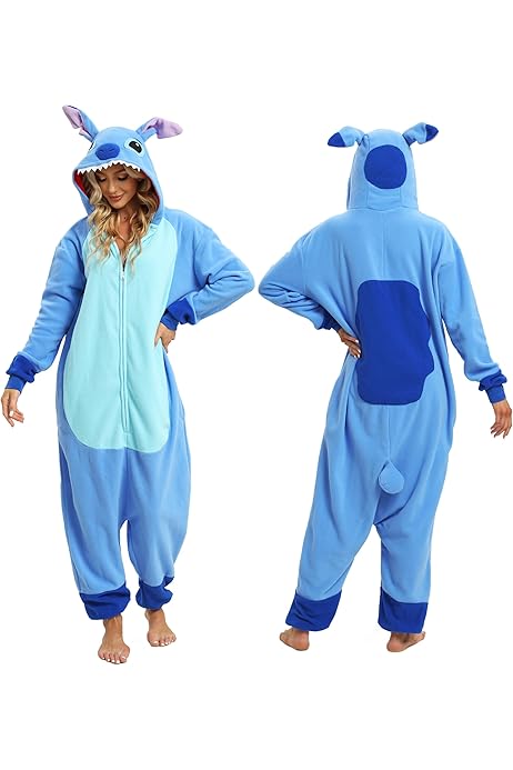 Disfraz Pijamas Enteritos De Stich Pijama Enterizo Pijama De