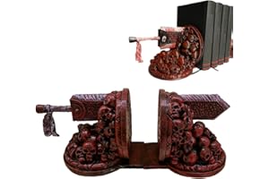 Virtcooy Fermalibri Berserk | Portalibri Dragon Slayer Reggilibri pesanti in resina | Anime Fermalibri Fermalibri Decorativi | Decorazioni per la casa con ornamento da tavolo in resina personalizzata