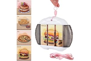 Sanfant 3D Rotating Puzzles for Toddlers 3 4 5 6 with Lanyard Travel Toys for Toddlers on Airplane Activities Toys for Kids, Fine Motor Skills Toys, Birthday for Boys & Girls (Food)