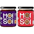 MOI SOI Value Pack - Korean Chilli Oil & Hot Garlic Sauce - Cook | Spread | Dip | Cooking Sauce | Made in Small Batches | No Added MSG | No Artificial colours