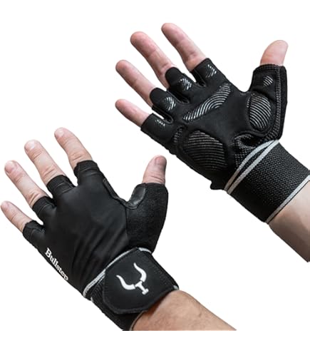 Fitgriff® Gants Musculation Homme et Femme (Rembourré) - Gan