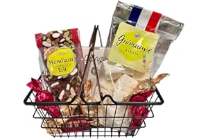 DJEFF & MATH CRÉATION DJEFF & MATH Coffret cadeau Gourmand " LE P’TIT GÉNÉREUX " - 8 produits Savoureux et Gastronomiques - En direct des Producteurs ou Artisans - Idée Cadeau - Panier Garni Epicerie Fine - Prêt à offrir