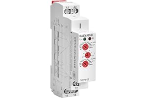 GAEYAELE Voltage Protection Relay AC/DC110V~240V Over-voltage and Under-voltage Protection(GRV8-02,AC/DC110V~240V)