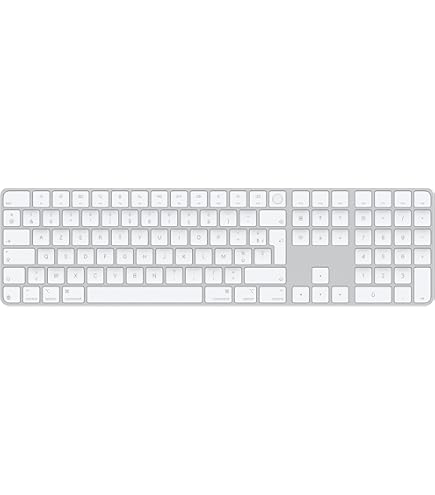 Apple Magic Keyboard avec pavé numérique : Bluetooth, rechargeable