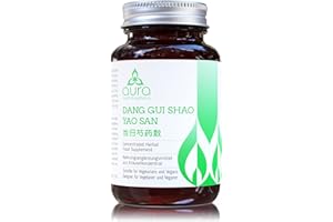 AURA Dang GUI Shao Yao San | Nutritional Dietary Supplement | 100% Natural | Herbal Ingredients | Vegan Friendly & Cruelty-Free | Quality Authentic Herbal Formula | 60 Tablets