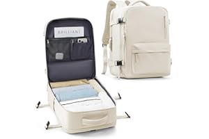 SZLX Ryanair Handgepäck 40x20x25 Rucksack Damen für Flugzeug Untersitz Kabinentasche Reiserucksack Handgepäck Flugzeug 45x36x20 Easyjet Rucksack Laptop Wasserdicht Herren Rucksack mit Schuhfach