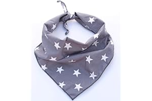 Pet Pooch Boutique Bandana Star para Perro, Extra pequeño/Gris, XS