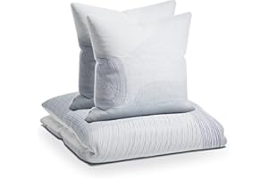 sleepwise Bettwäsche 155x200 Sommer Bettwäsche 3tlg - ÖKO-TEX, Traumhaft Weich, Atmungsaktiv, Bügelfrei & Knitterfrei, Bettbezug Set aus gebürsteter Mikrofaser mit 2X 80x80 cm Kissenbezüge