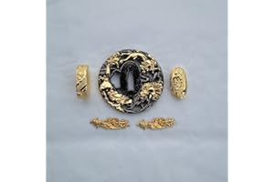 BOHIHYU JAPANESE SAMURAI SWORD KOSHIRAE – TSUBA FUCHI KASHIRA MENUKI HJ81-HJ95