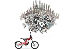 RUNFARR Motorbike Screws Kit,Nut Bolts Set,Screw Countersunk Bolts Hexagon Socket Mechanical Parts for Surron Sur-Ron Sur Ron S/X