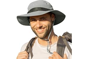 TOP-EX XL/XXL Unisex UPF 50 Sun Hat with Wide Brim - Waterproof, Adjustable & Breathable for Outdoor Adventures, Hiking, Fishing, and Safari - Lightweight Packable