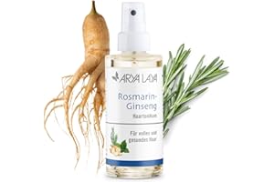 ‎ARYA LAYA ARYA LAYA Haartonikum Rosmarin-Ginseng, 100 ml – Haar-Serum ideal bei fettigem Haar & Schuppen, fördert natürliches Haarwachstum, für eine gesunde Kopfhaut, vegan