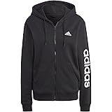 adidas Essentials Linear Full-Zip French Terry Hoodie T-Shirt Donna (Pacco da 1)
