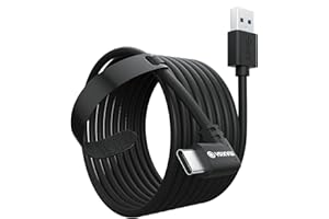 YRXVW Link Cable 10FT for Meta Oculus Quest 3/2/Pro, High-Speed Data Transfer Charging Cord Cable, USB 3.2 A to C Charger Wire for Oculus Quest VR Headsets Gaming PC/Steam VR (10FT)