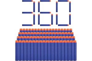 DWDHYEAN 360 Stück Darts Pfeile für Nerf 7,2 cm Refill Darts Nachfüll Bullets Schaumstoff Darts Foam Pfeile für N-Strike Elite Blasters Series für Nerf N-Strike Nachfüllpack für Kinder Draußen Familie Munition