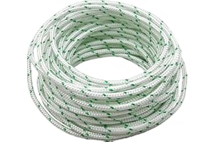 LITETOUR 10 Meters 6.0mm Recoil Starter Rope Gas Engine Pull Starter Replacement Recoil Pull Cord for Lawnmower Chainsaw