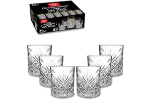 ARCA, Set di 6 Bicchieri Old Fashioned Vetro per Gin Tonic, Cocktail, 33 cl