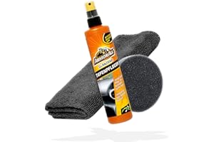 ‎DETAILMATE detailmate Auto Cockpitpflege Set: Armor All Kunststoff Tiefenpfleger glänzend 300ml Microfasertuch Premium 320GSM Applikatorpad Ø90mm | Kunststoffpflege Auto Innenraum