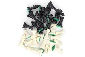 YINHING Solo piezas de ajedrez, juego de ajedrez, juego de ajedrez internacional, 3 pulgadas rey figuras juego de ajedrez peones piezas de figura, moneda de ajedrez, ajedrez