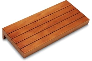 [Brimbao] Hochwertiger Kartenhalter mit Filzstreifen - Massiver Spielkartenhalter aus Kiefernholz - Unterstützung beim Spielabend für Senioren und Kinder