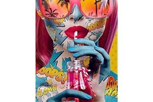 WALARKY Kit de peinture à l'huile par numéro pour adultes Style vacances Art pour femme Peinture à l'huile sur toile avec pinceaux et pigment acrylique Image abstraite créative pour décoration murale de la