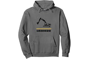 BAGGER RAUPE DUMPER FAHRER LIEBHERR FAN Liebherr machiniste Fan Pelle Conducteur pilote dozer Sweat à Capuche