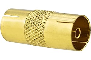 DIGIFLEX Złącze antenowe TV Adapter kabla koncentrycznego RF żeński na żeński - koncentryczne złącze typu F