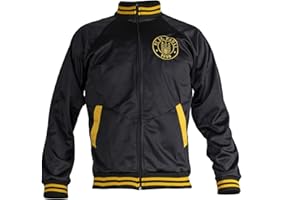 JL Sport St. Pauli Black Ultras Retro-Jacke, Fußball-Trainingsanzug, klassischer Vintage