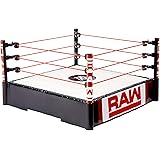 WWE Superstar 14-inch Ring with Authentic Logo, Flexible Ropes & Spring-loaded Mat for Bouncing Action  [Amazon Exclusive]