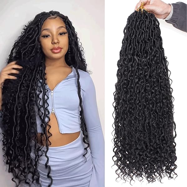 Ocean Wave Häkelhaar, 8 Packungen, 20.3 Cm – Tiefe Locken Für Natürlichen Beach-Look