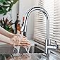 Wasserhahn Küche mit 360°Schwenkbar,Himimi Ausziehbar Küchenarmatur mit Brause Zwei Wasserstrahlarten,Mischbatterie…