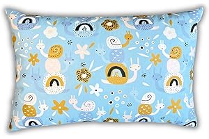 HOUSE ART LIFE Kinder Kissenbezug 40x60 cm Baumwolle – Weich, Atmungsaktiv, mit Zipper, in Verschiedenen Designs – Ideal für Kinderzimmer, Babybett, Maschinenwaschbar, Komfortabler Schlaf