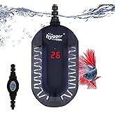 hygger Aquarium Heater, 50 W Temperature Adjustable Aquarium Heating Rod, Fast Aquarium Heating with External Controller and 