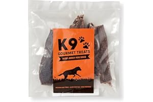 K9 Gourmet Treats – Dog Jerky – 100g per pack - 100% Natural Air Dried Pure Beef Strips – Premium Healthy Dog Treats or Chews