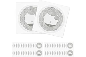 LDERFIV 60 Piezas Etiquetas NFC Tag Pegatinas de Etiqueta Programables Autoadhesivas NFC Sticker Ntag 215 de 504 Bytes 25mm para Todos Los Teléfonos y Dispositivos Habilitados para NFC