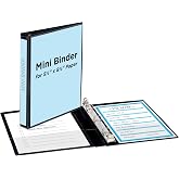 Avery mini-uzun &ouml;m&uuml;rl&uuml; View Binder 14 x 21,6 cm sayfa i&ccedil;in 0.5 Inch