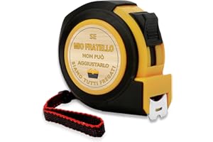 LSVGSAK Regalo Fratello Natale Metro A Nastro Personalizzato Regalo Grazie Idee Regali San Valentino Festa Del Papà Papa Compleanno per Fratello Regali Anniversario Pensionamento Pasqua