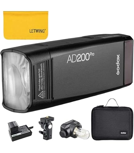 walimex Pro Mover 200 TTL Flash da studio compatto con ricevitore 2,4 GHz, compatibile HSS e TTL, capacità 2900 mAh, potenza flash 200 W, ideale per fotografi all'aperto