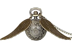 JewelryWe Relojes de Bolsillo para Hombre y Mujer, Relojes de Bolsillo Esqueleto, Relojes de Bolsillo Vintage, Relojes de Bolsillo Multiestilo y Multiestampado, Esferas con Números Romanos/Arábigos