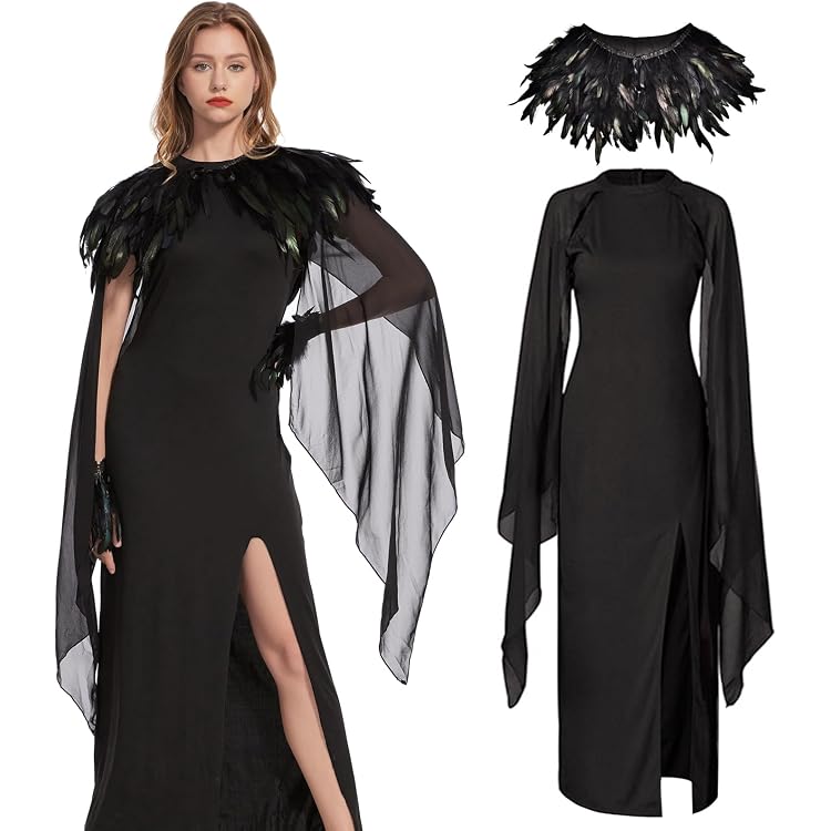 Widmann Hexenkostüm Malefizia – Komplett Mit Kleid, Kragen & Hut Für Karneval & Halloween