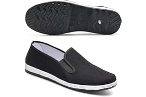 WZNKXFC Zapatos de Tela para Artes Marciales Calzado Tradicional Chino de Tai chi y Kung fu Zapatos de Lona para Hombres y Mujeres.