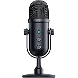 Razer Seiren V2 Pro - Micrófono USB profesional para streamers (micrófono dinámico de 30 mm, filtro de paso alto, limitador d