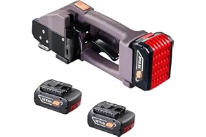 VEVOR Elektrisk avdragare för PP PET 1-2 cm bärbar elektrisk strippning verktyg med digital display automatisk batteridriven