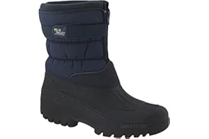 PEAK VALLEY MENS MUCKER STABLE YARD WATERPROOF WINTER SNOW ZIP BOOTS WELLIES RAIN THERMAL FUR LINED MUD FARM YARD
