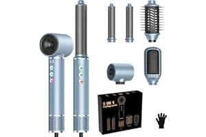 Air Styler 5 in 1 set OKWRAP Hair styler per capelli con asciugacapelli da 110000 giri/min, 320 million Hair Dryer Brush, Thermal Brush, ferro arricciacapelli, spazzola Sono Asciutti, Ricci e Lisci