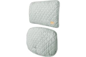 roba Coussin de Chaise Haute roba Style en 2 Pièces - Réducteur de Siège - Imperméable - Vert givré